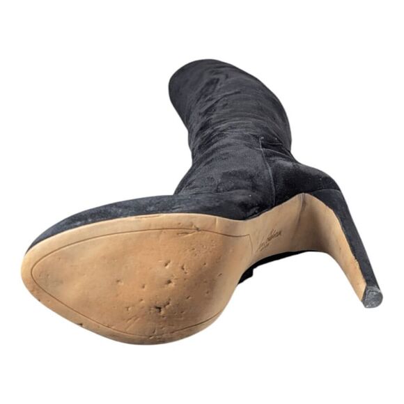 SAM EDELMAN Kayla Black Suede Over The Knee Boot Size 8M - Picture 8 of 9